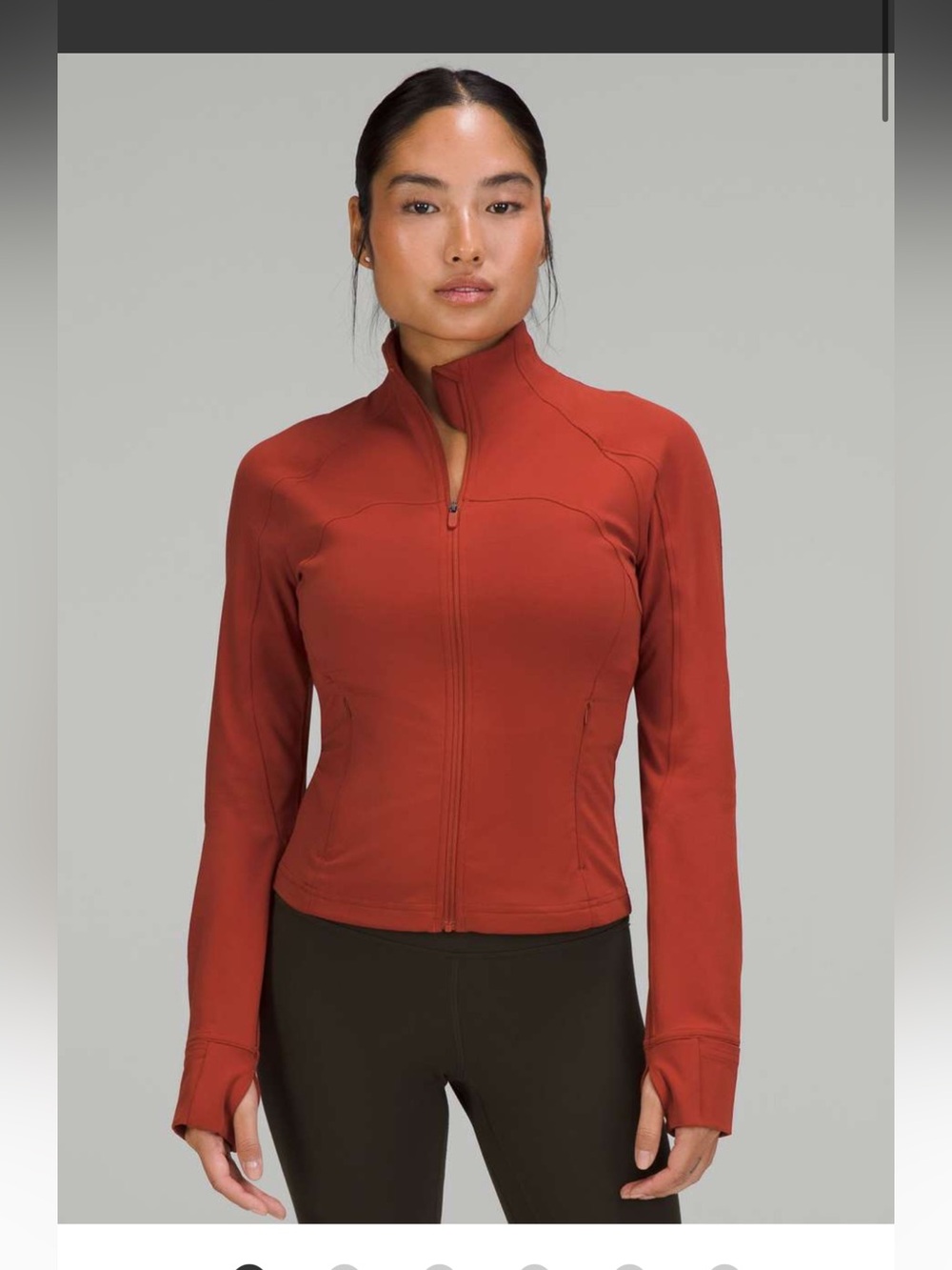 Lululemon Nulu Cropped Define Jacket - Cayenne - Sz 2
